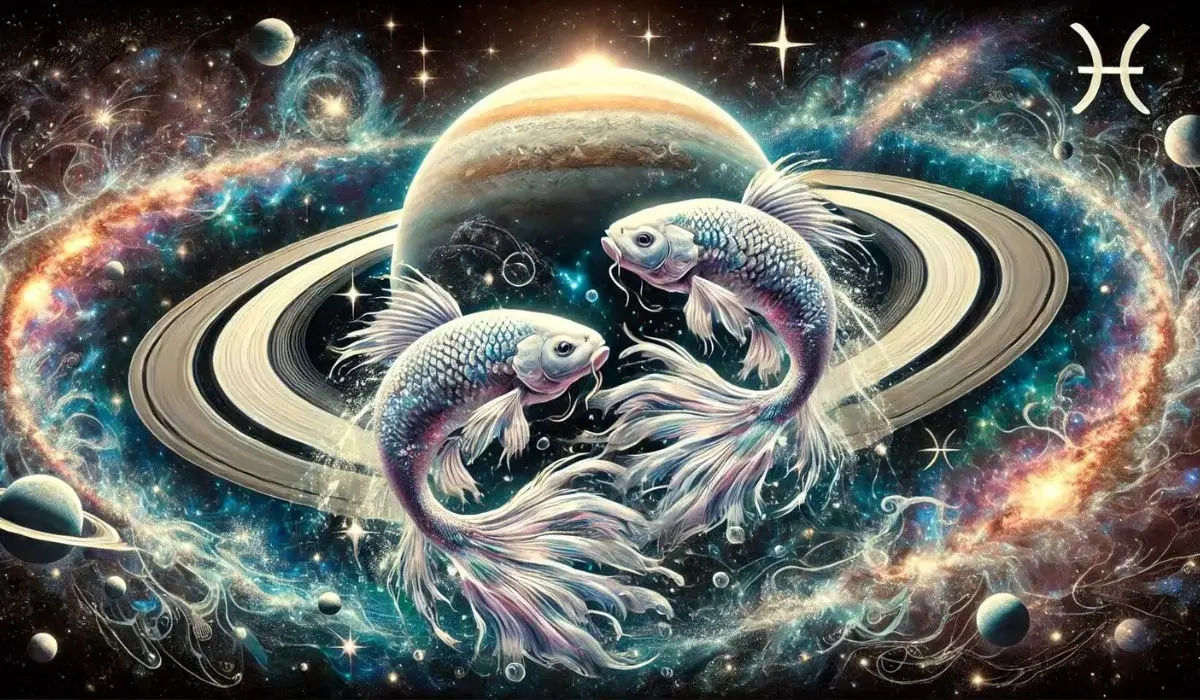 saturne en poissons